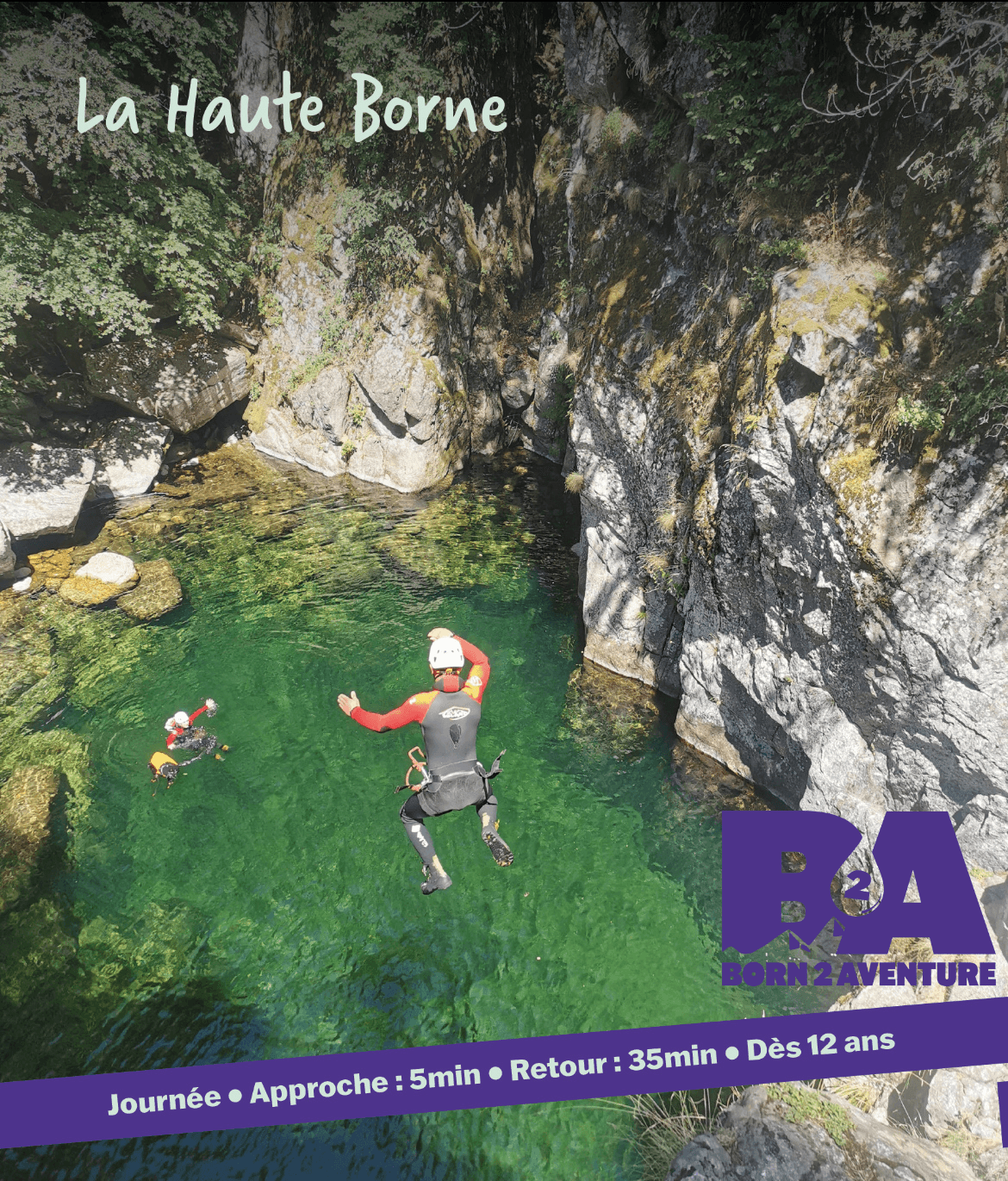 Canyoning montagne Ardéchoise Haute Borne 2